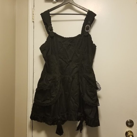 Lip Service - Black Gothic Dress 2XL - Picture 2 of 6